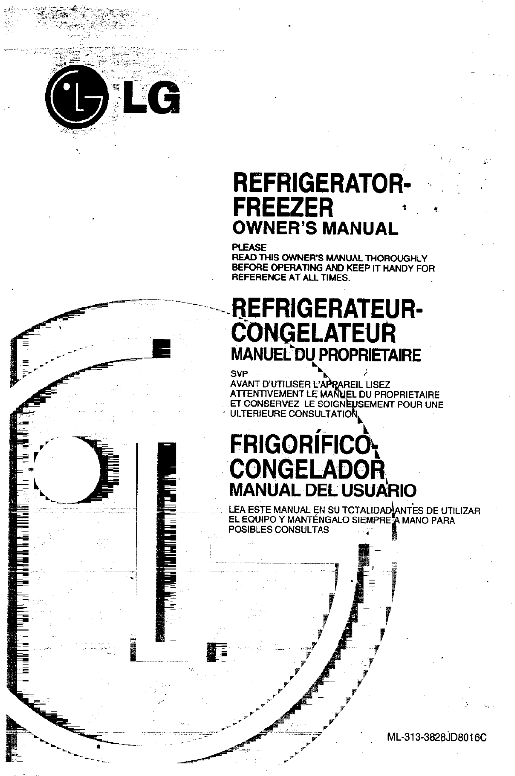 LG GR-313SLF User Manual