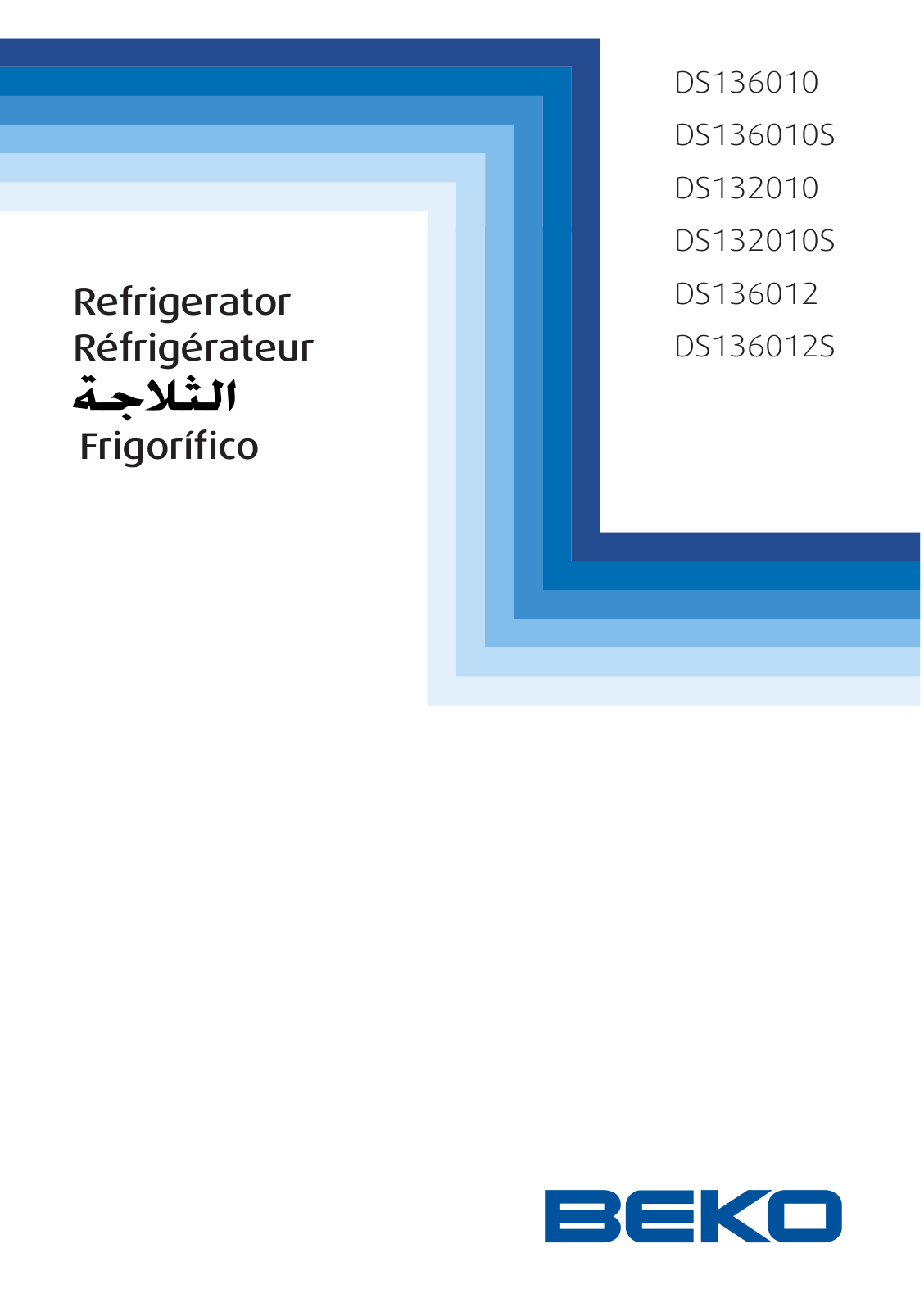 Beko DS136010, DS136010S, DS132010, DS132010S, DS136012 User manual