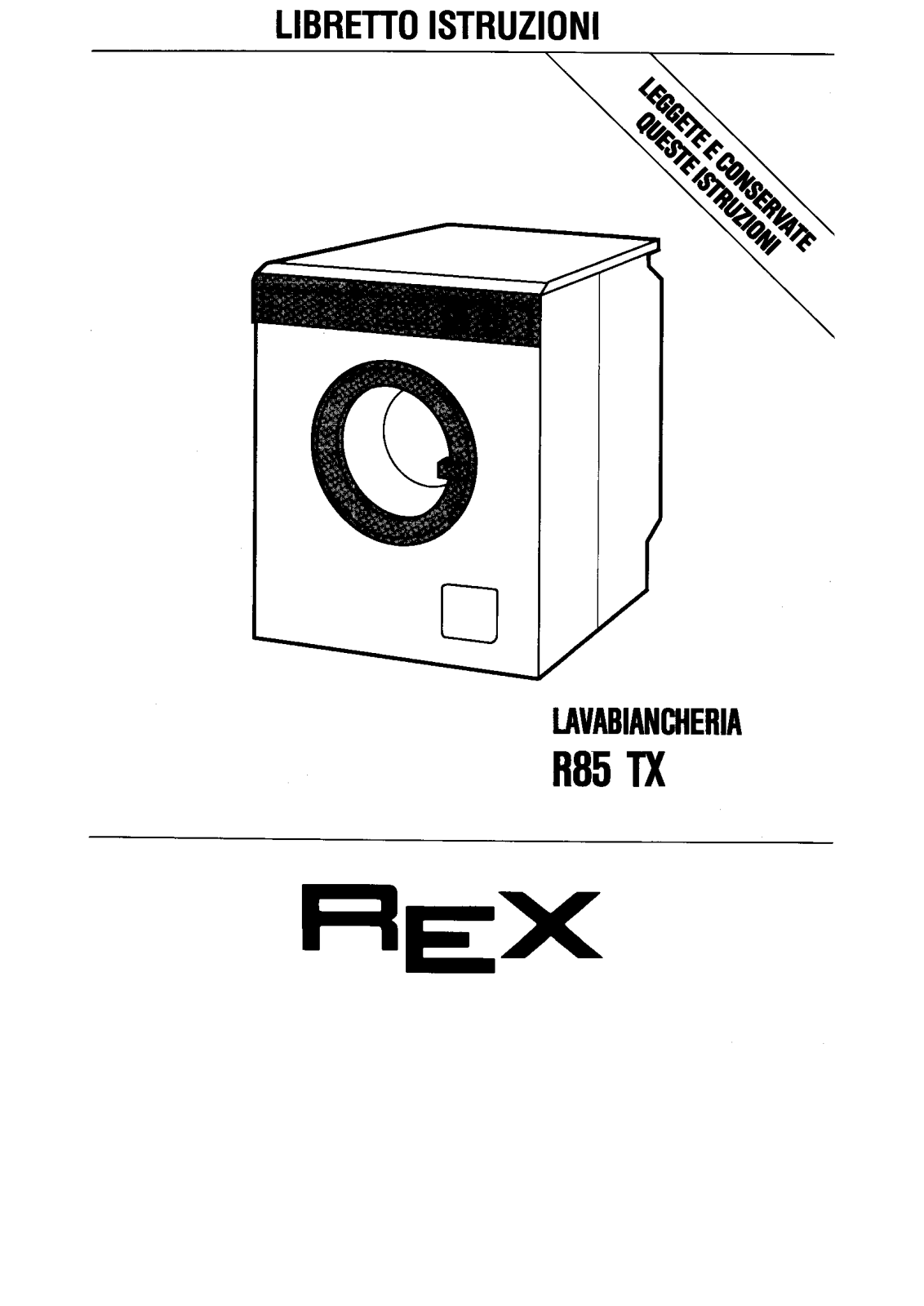 Rex R85TX User Manual