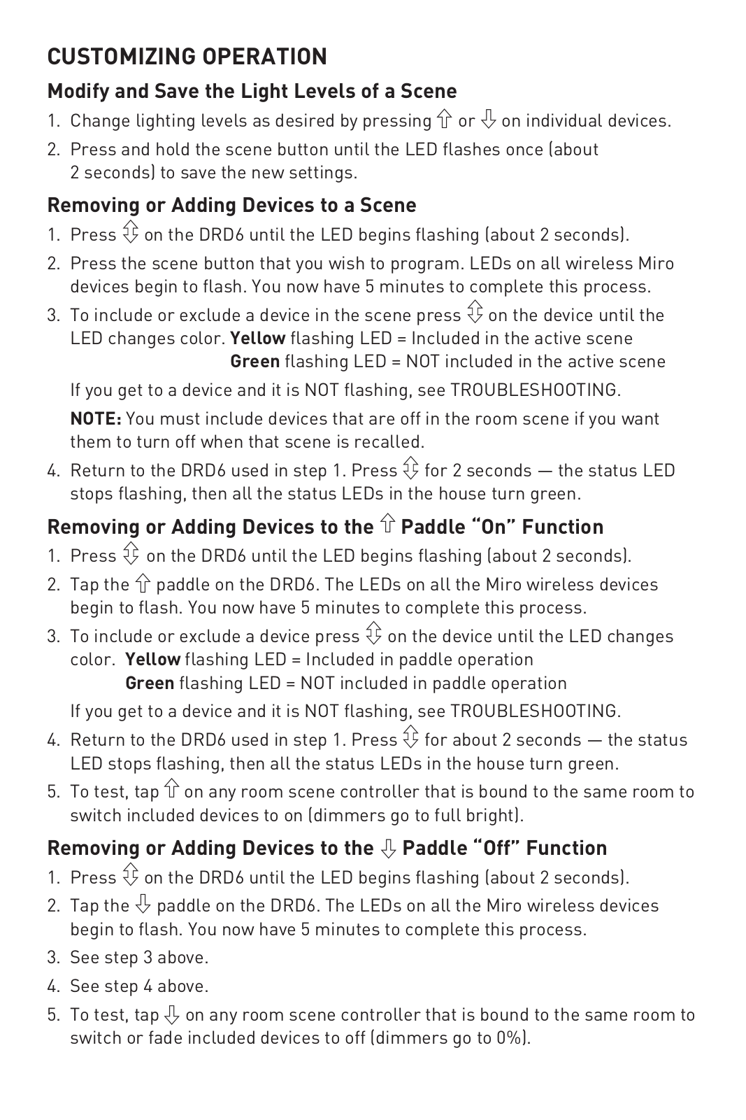 Legrand DRD6 User Manual