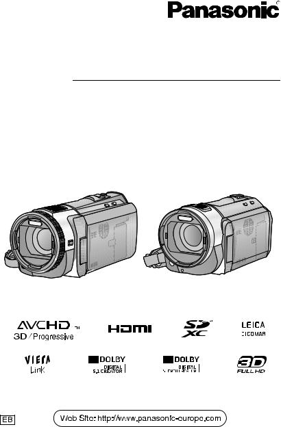 Panasonic HC-X900, HC-X800, HC-X900M User Manual