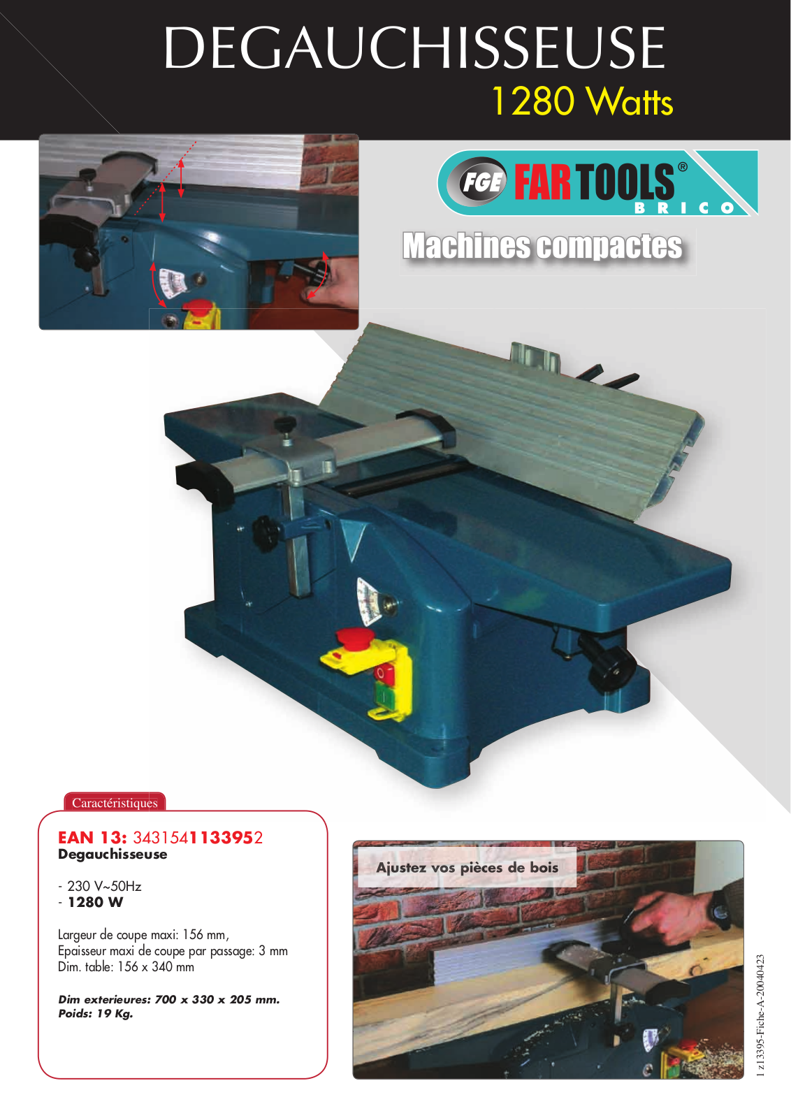 FARTOOLS RB 1280 User Manual