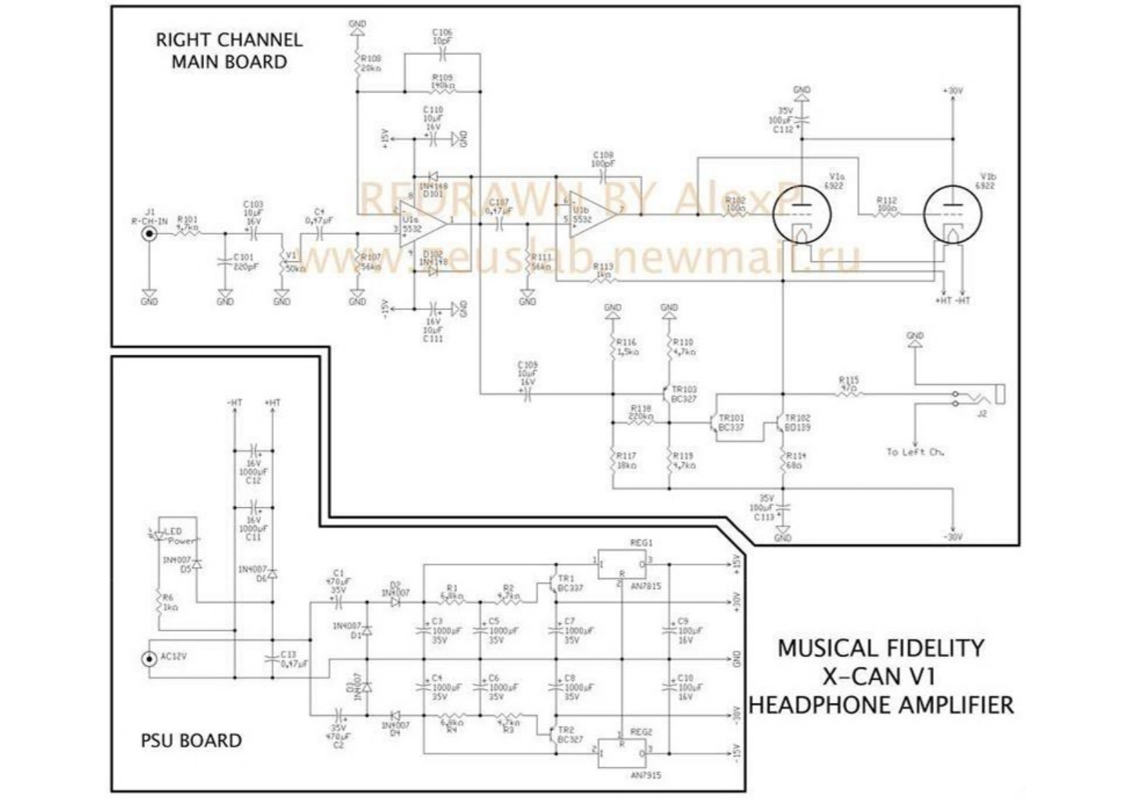 Musical Fidelity XCanV1a Schematic - ManualMachine.com