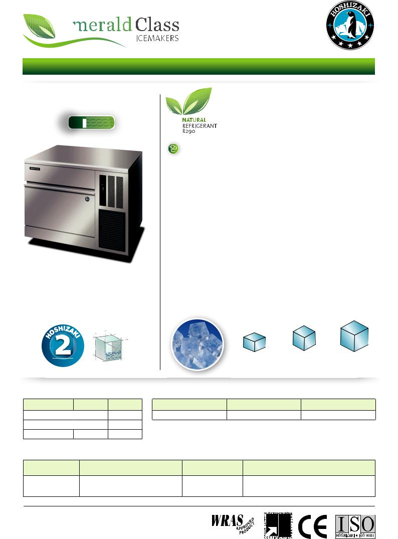 Hoshizaki IM-100CNE-HC, IM-100CNE-HC-23, IM-100CNE-HC-32 Datasheet