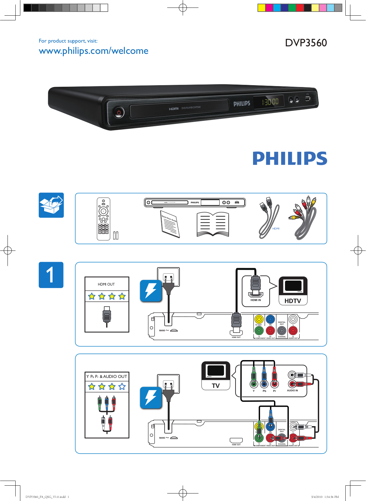 Philips DVP3560K-F8 User Manual