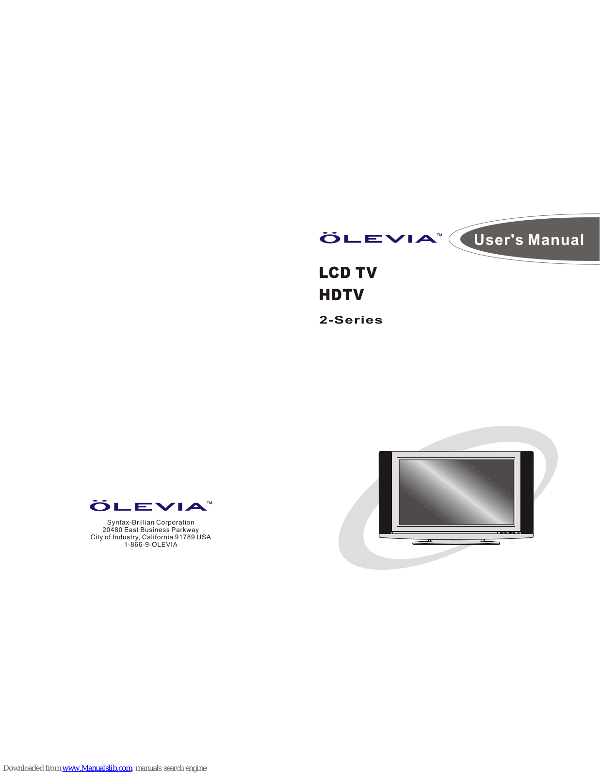 Olevia 227V, 232V User Manual