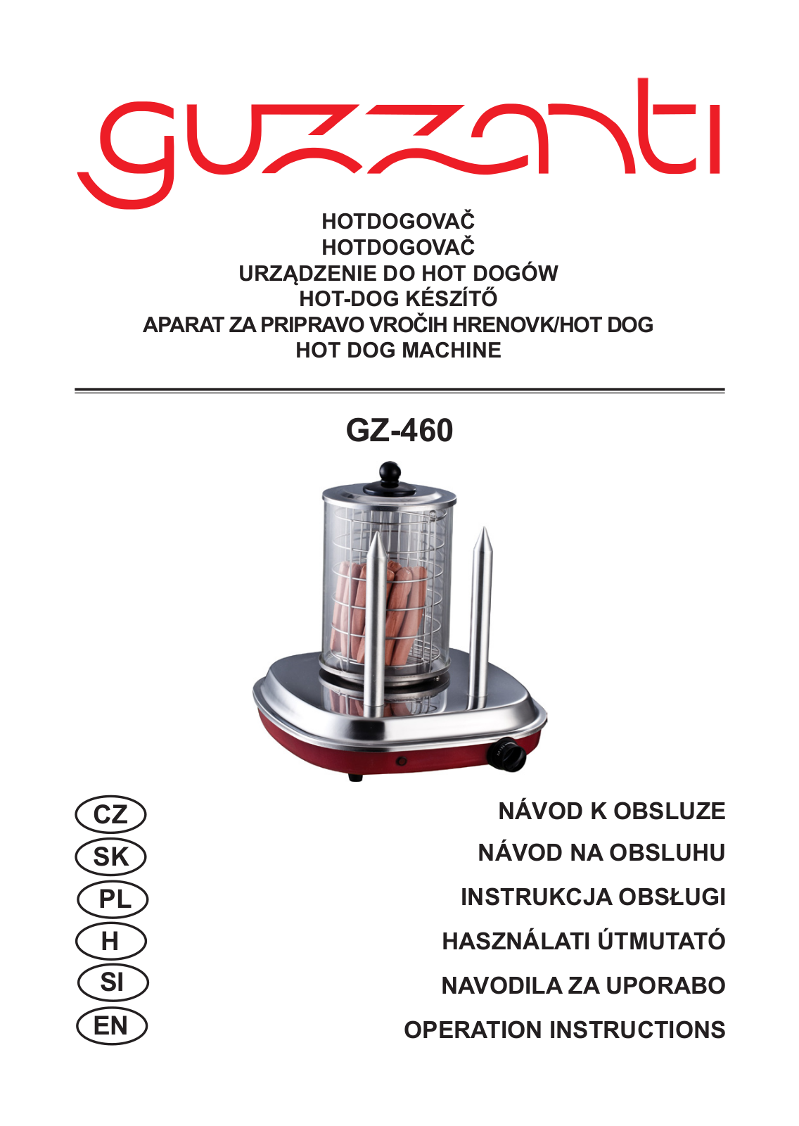 Guzzanti GZ 460 User Manual