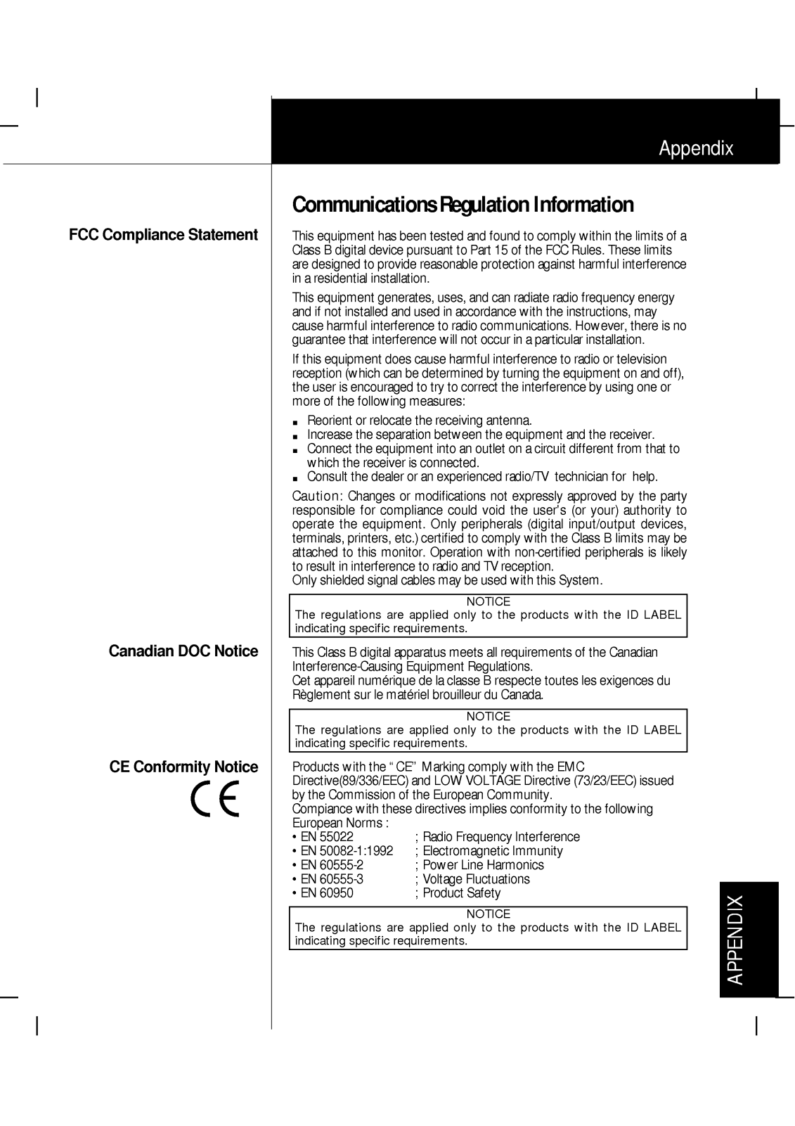 LG FLATRON LCD 575MS-LB575EE User Manual