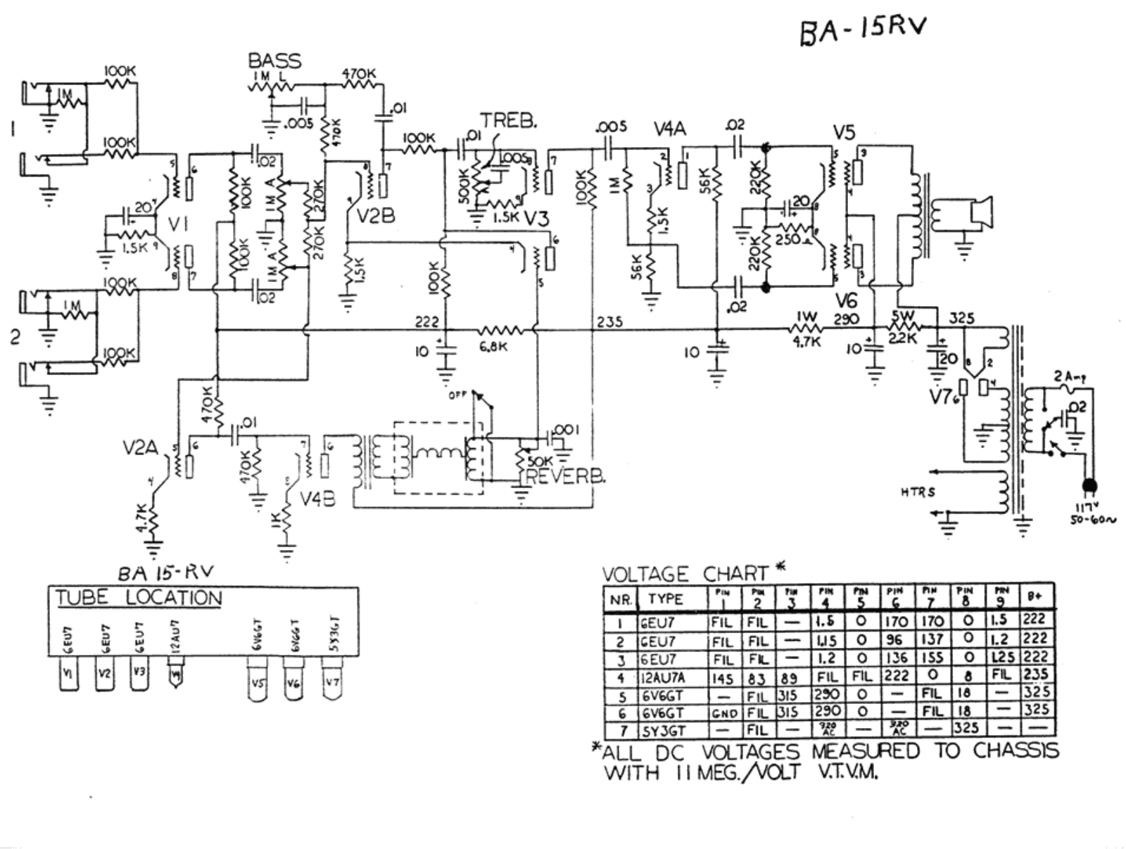 Gibson ba15rv schematic