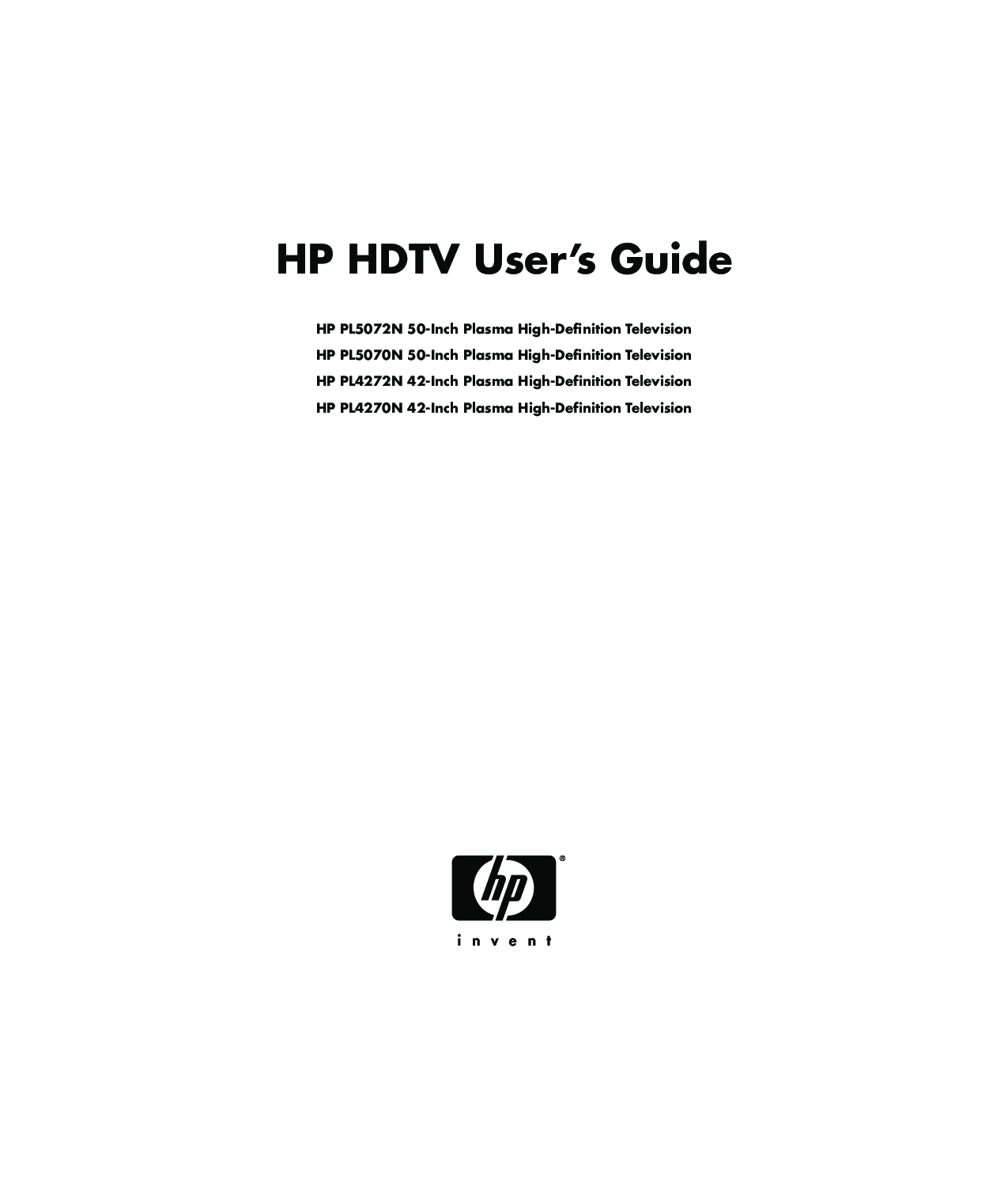 HP PL4270N, PL5072N, PL5070N, PL4272N User Manual