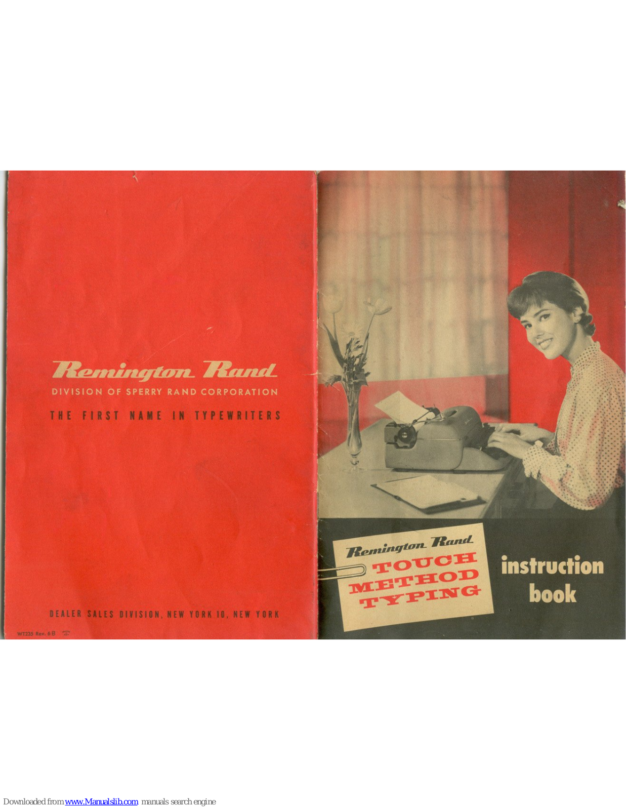 Remington Quiet-Riter Instruction Book