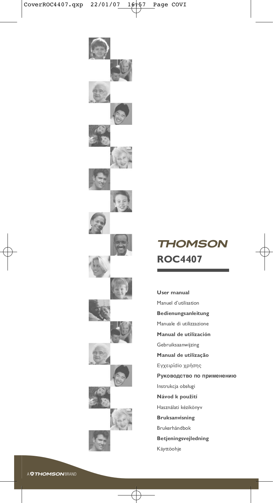 THOMSON ROC4407 User Manual