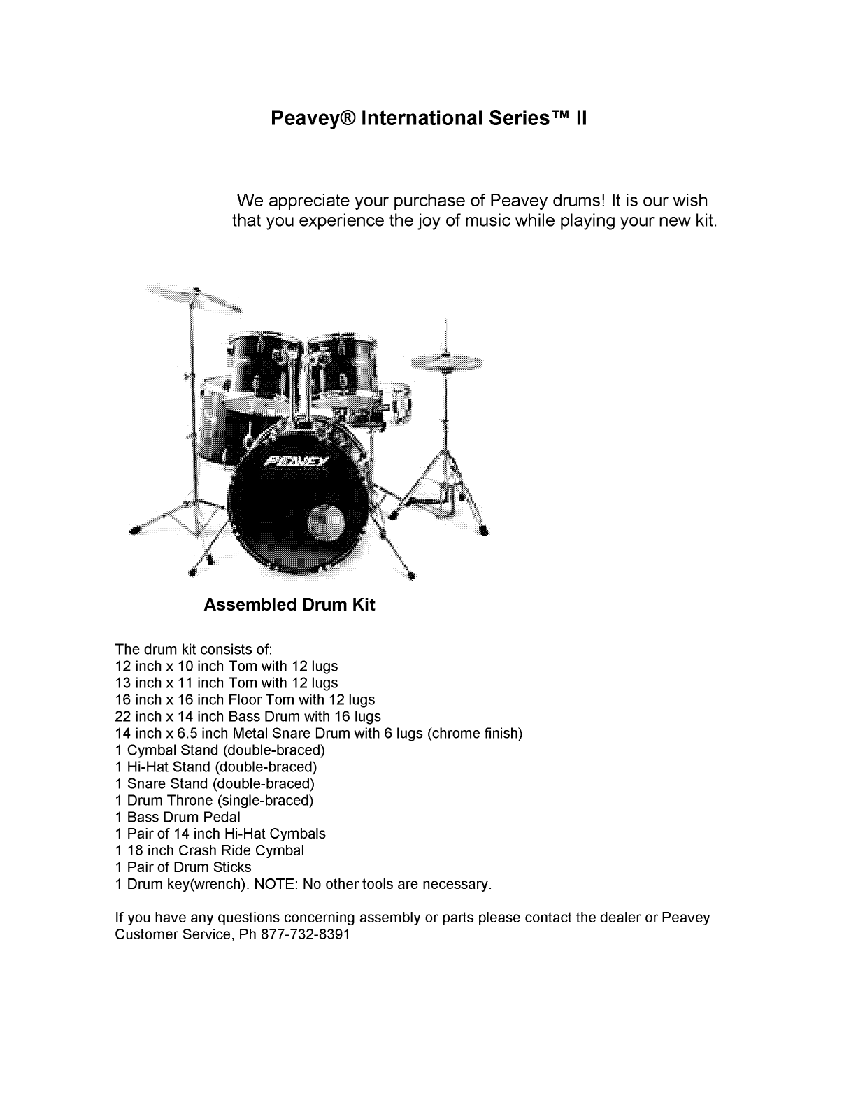 Peavey Peavey II User Manual