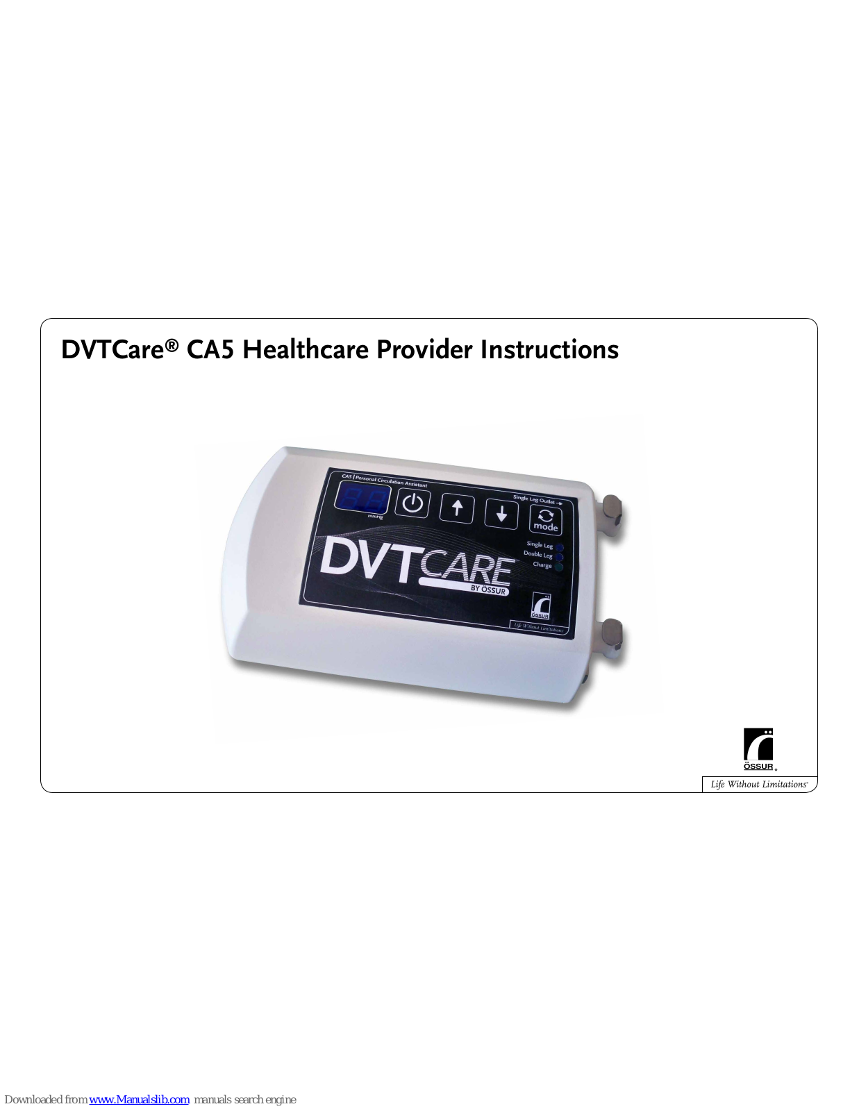 Ossur DVTCare CA5 User Manual