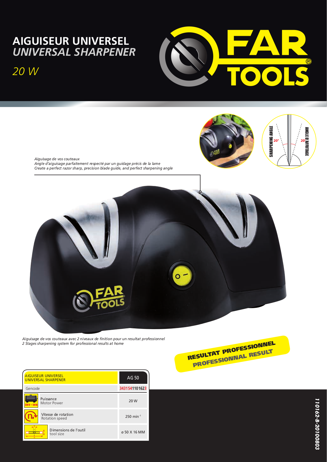 FARTOOLS AG 50 User Manual