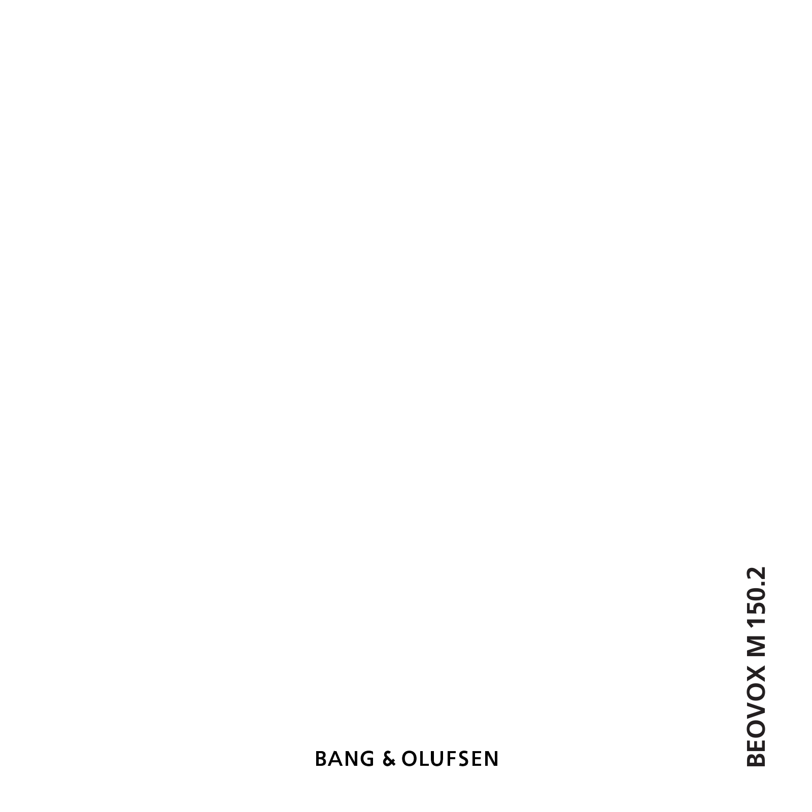 Bang and Olufsen Beovox M-150.2 Owners manual