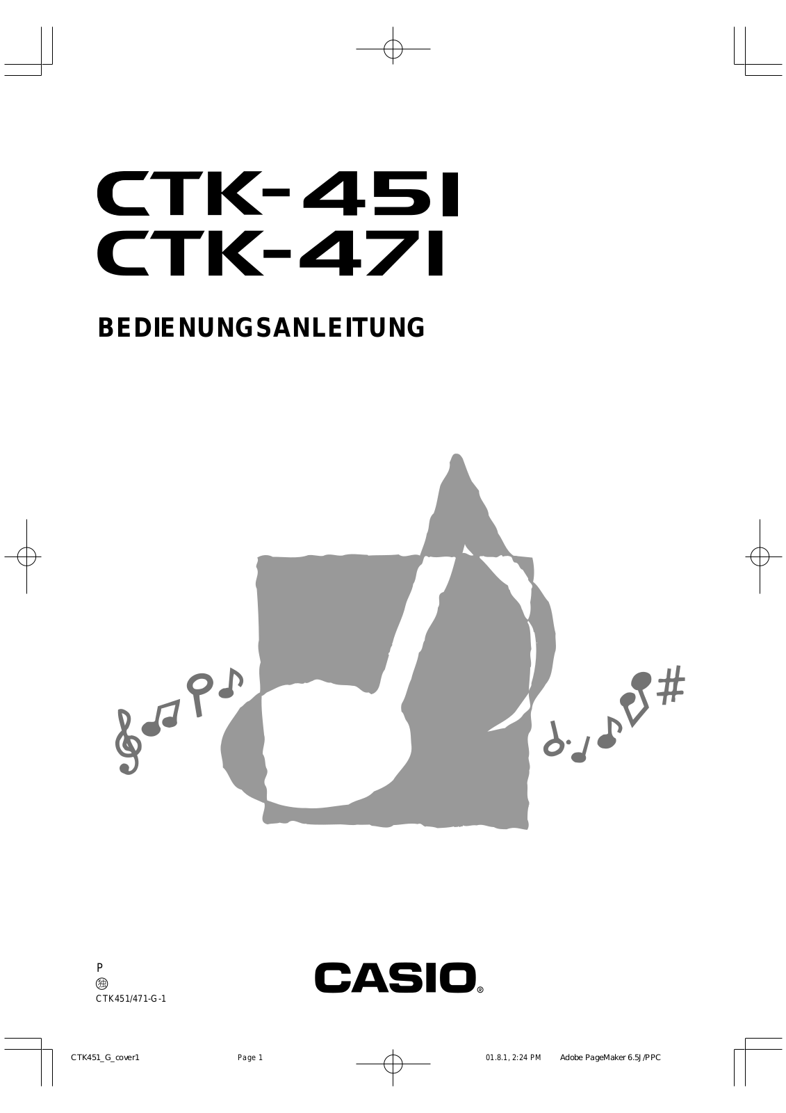 Casio CTK-451, CTK-471 User Manual