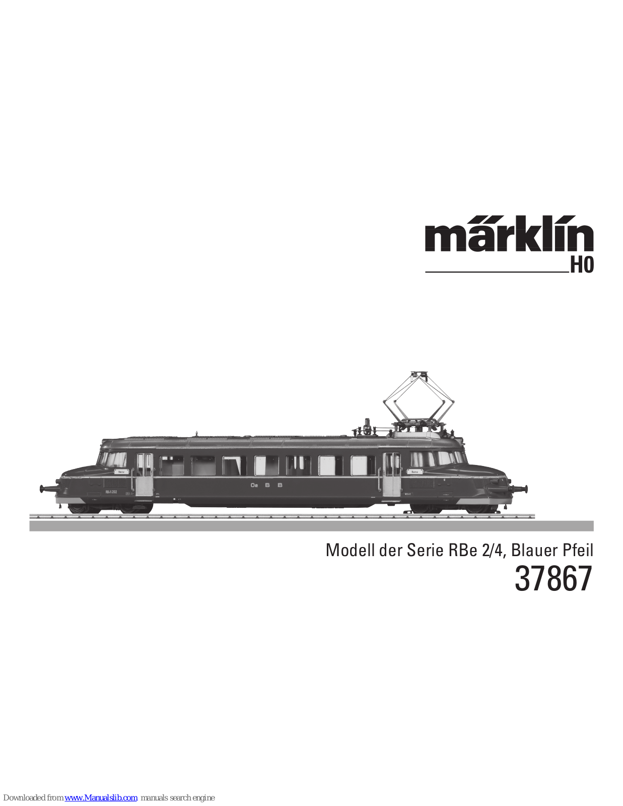 marklin 37867 User Manual - ManualMachine.com