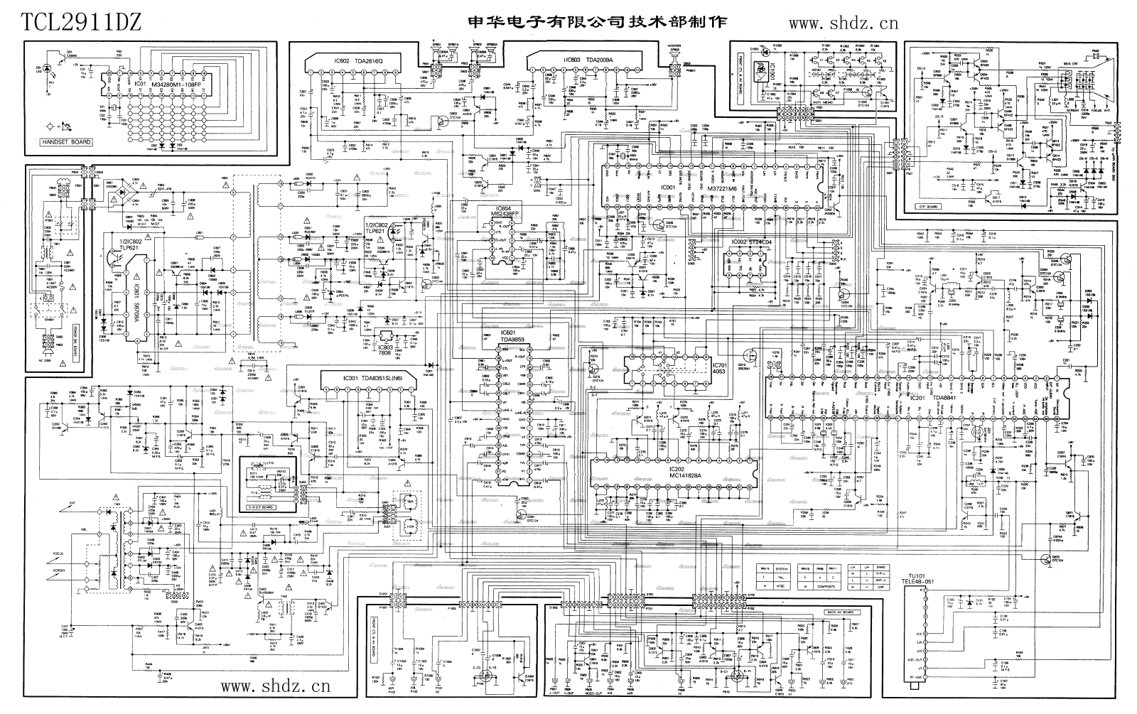 TCL 2911DZ Service Manual