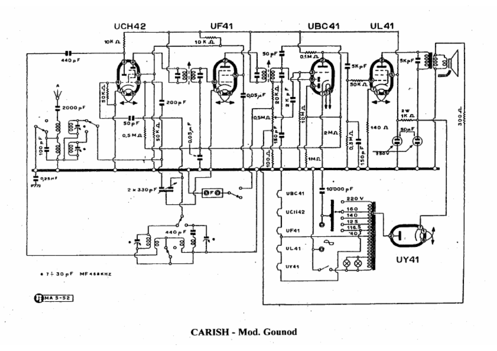 Carisch gounod schematic