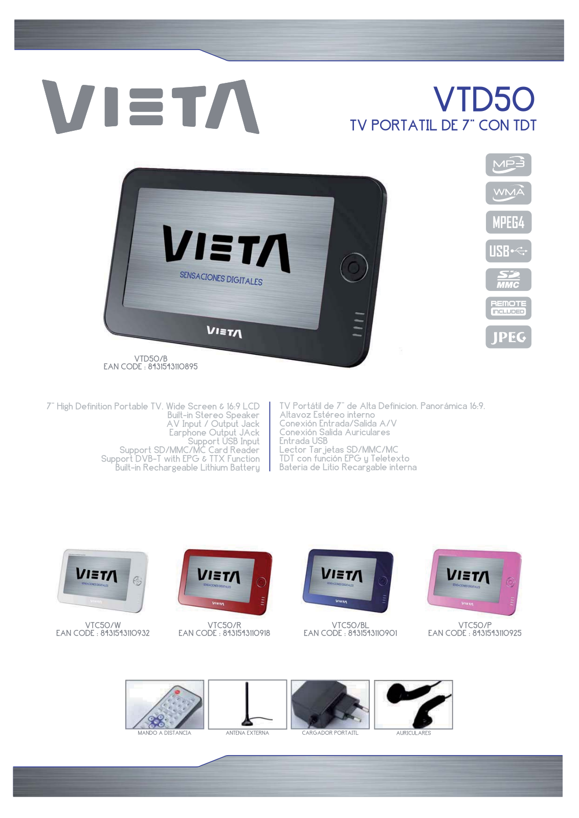 Vieta VTD50 BROCHURE