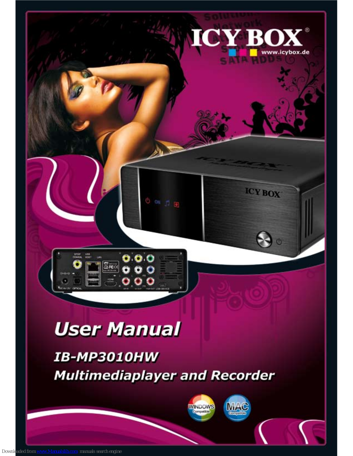 Icy Box IB-MP3010HW User Manual