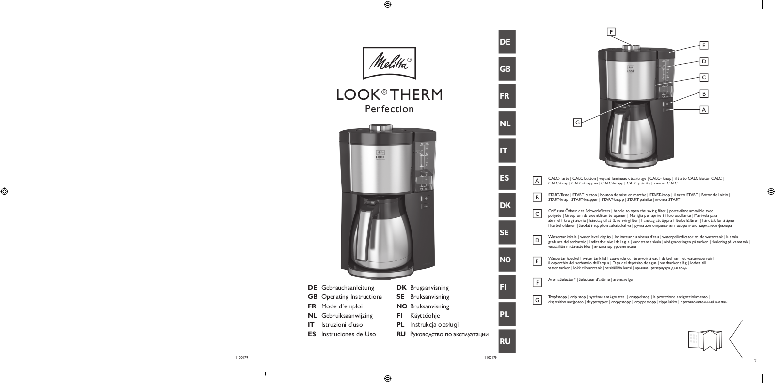 Melitta Look Therm Perfection User Guide