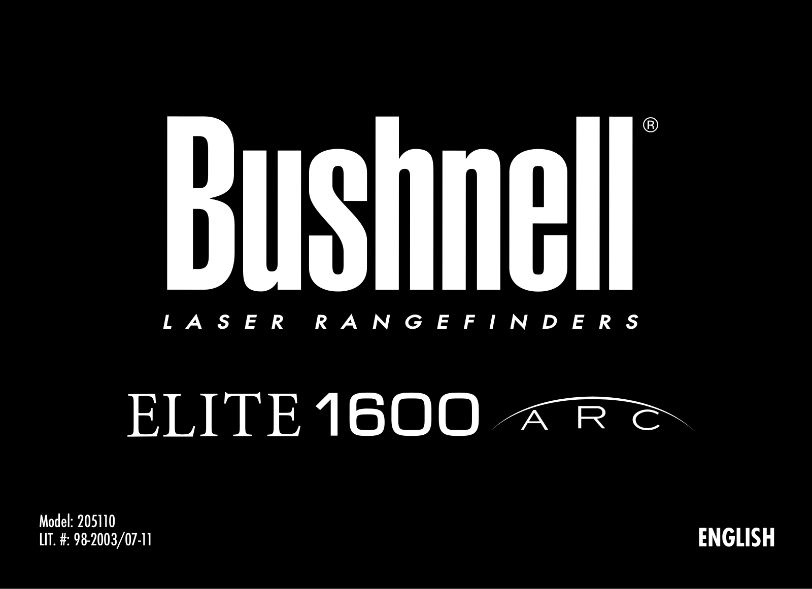 Bushnell 205110 User Manual