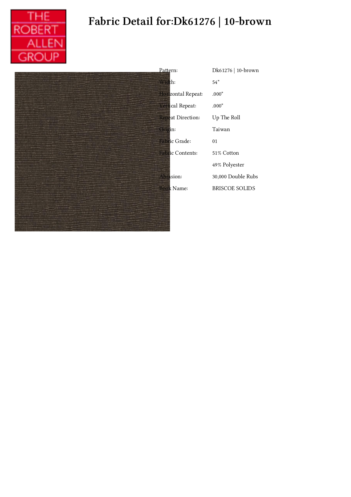 Duralee CRAL7037 Specifications - ManualMachine.com