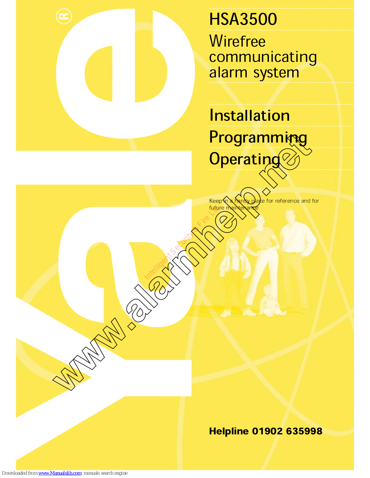 Yale HSA 3500 Installation And Operating Manual