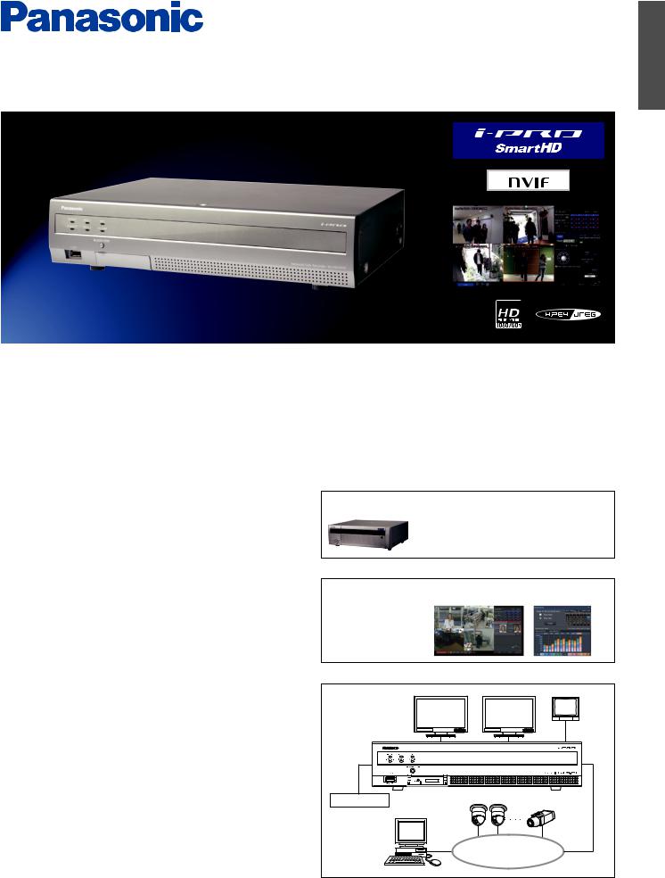 Panasonic WJ-NV300-3000T3, WJ-NV300-4000T4, WJ-NV300-6000T3, WJ-NV300-8000T4 Specsheet