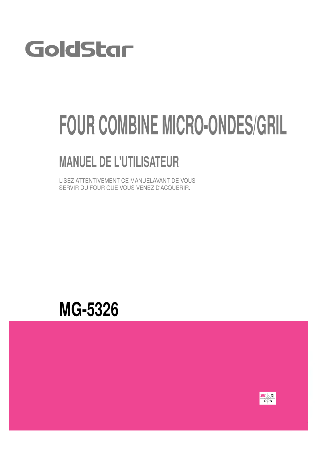 LG MG-5326 User Manual