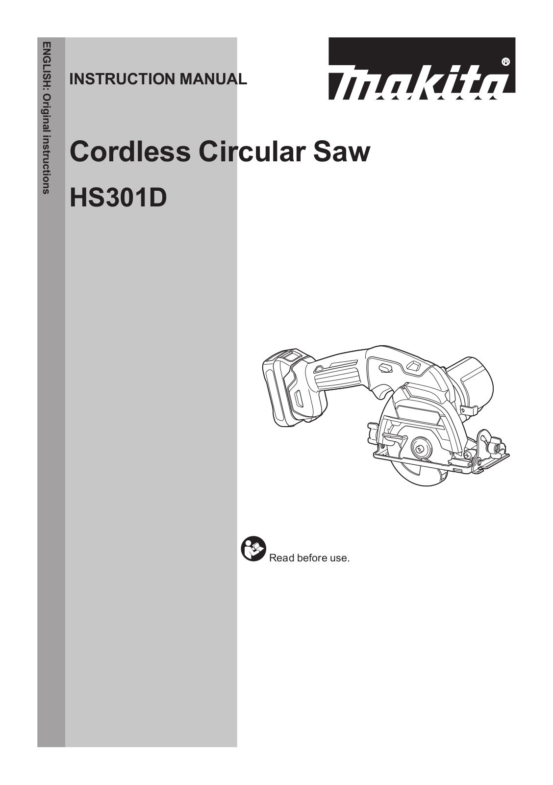 MAKITA HS301DWAE User Manual