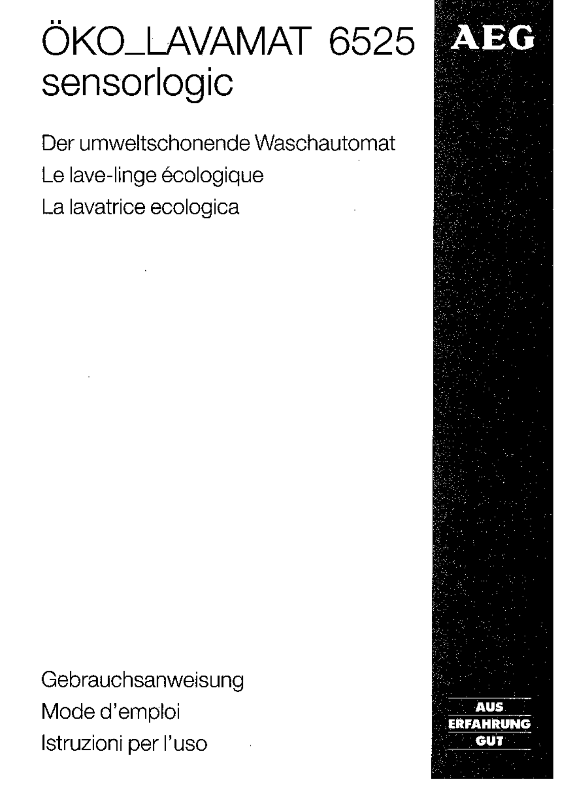AEG LAV6525 User Manual - ManualMachine.com