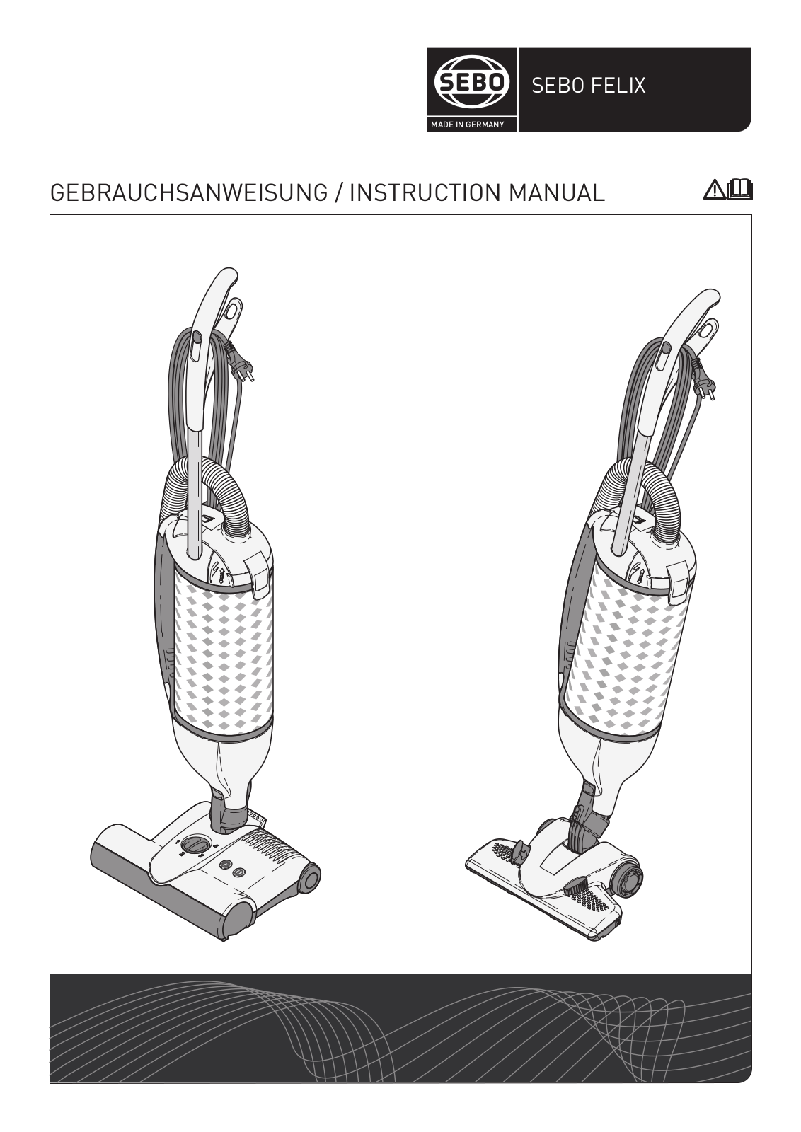 Sebo 9843GB, 9848GB, 9850GB Instruction manual