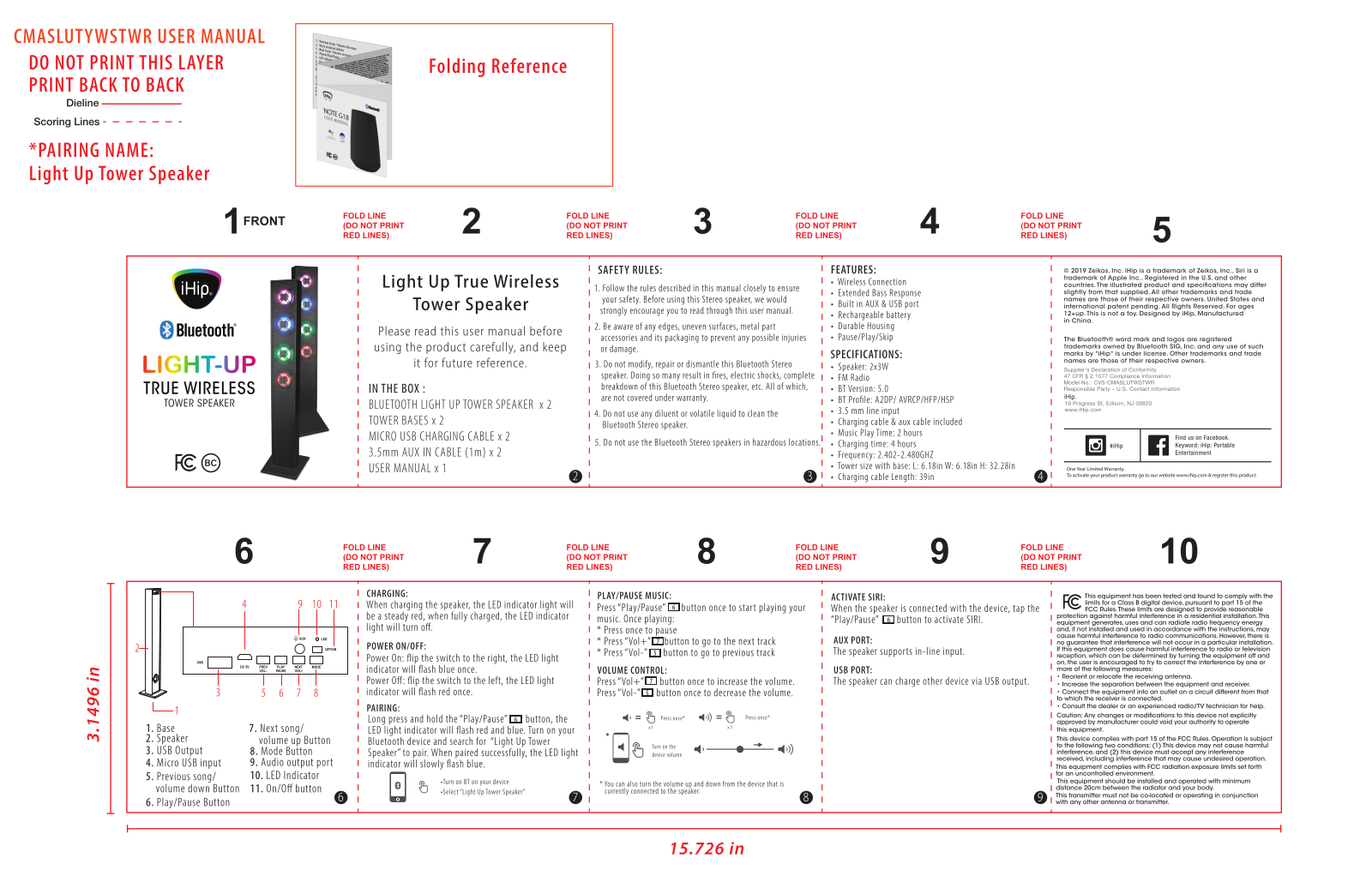 Xinglong new plastic TWRSPR User Manual