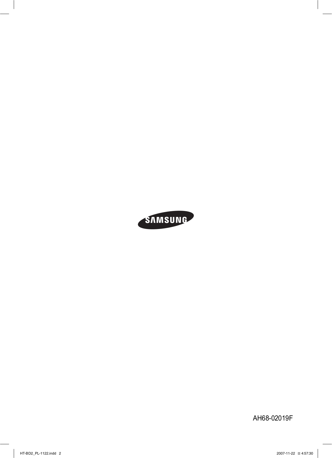 Samsung HT-BD2R User Manual