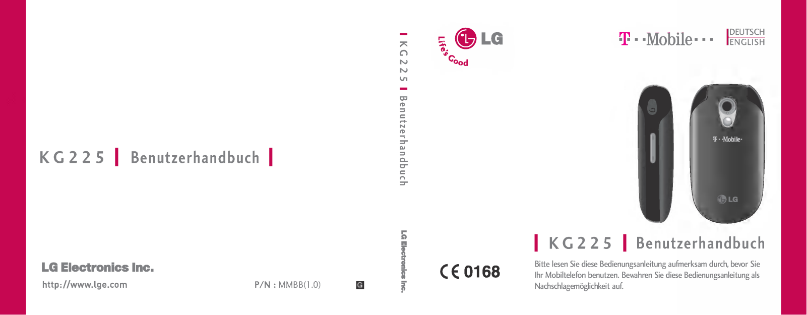 LG KG225 User guide