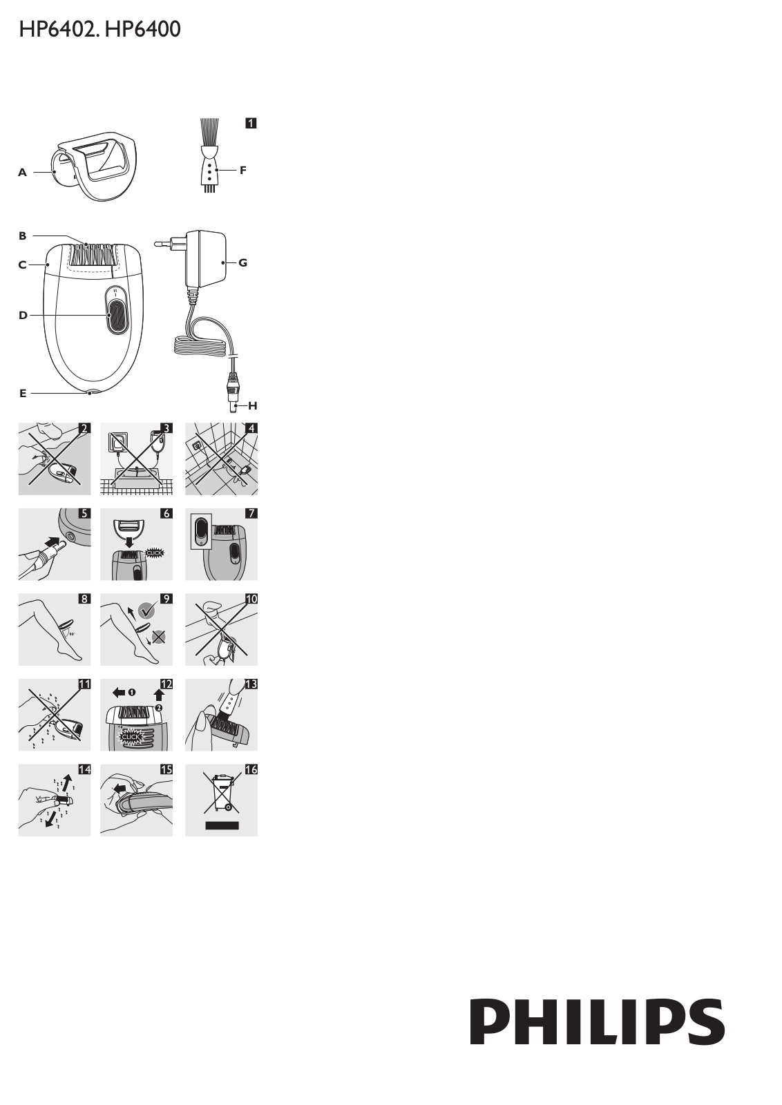 Philips HP6402/00 User Manual