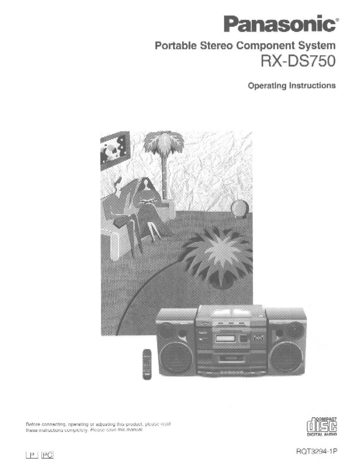 Panasonic RXDS750 User Manual