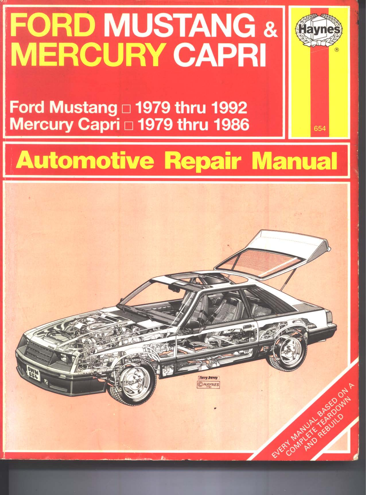 Ford Mustang 1979 1992, Mercury 1979 1986 User Manual