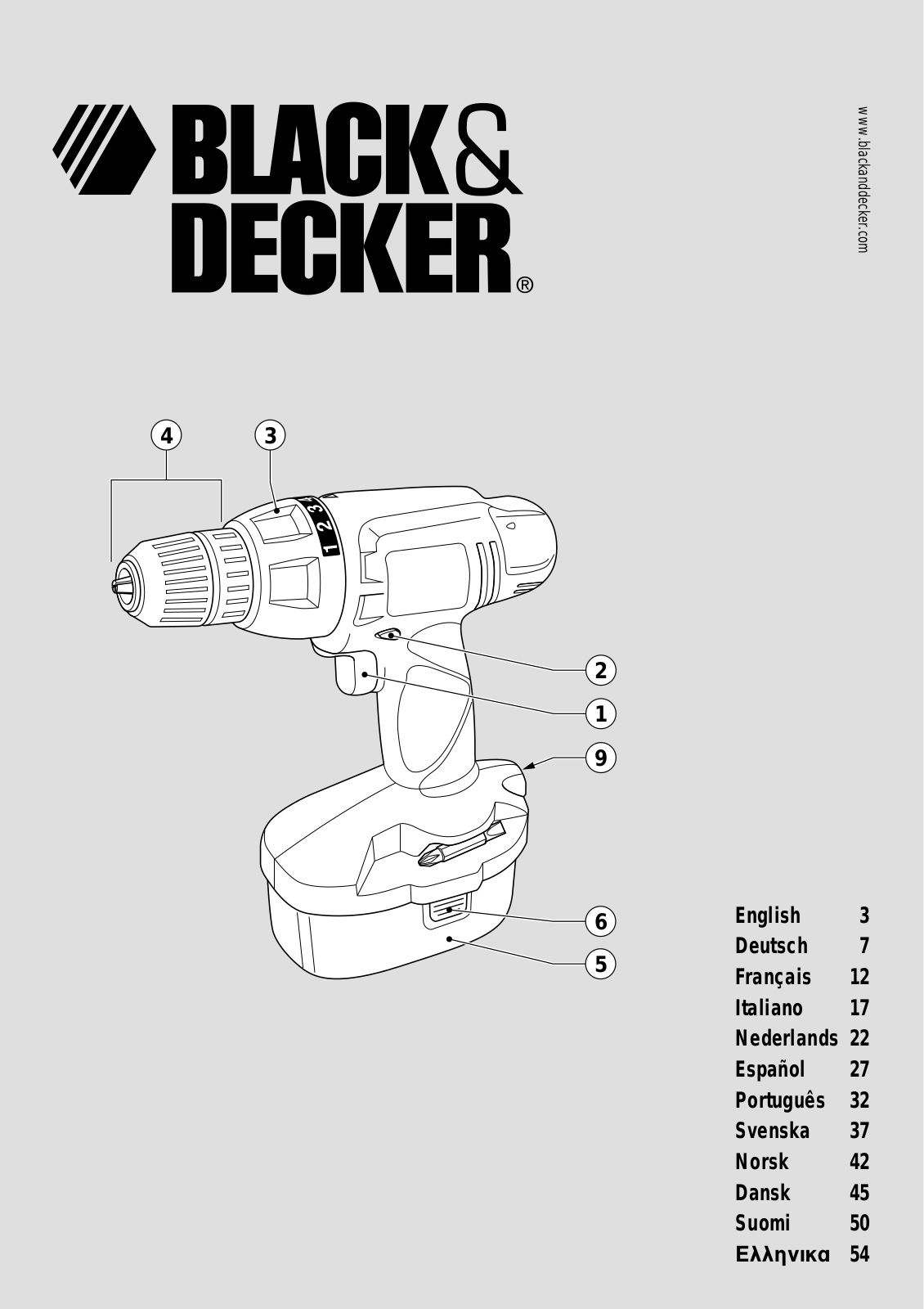 Black & Decker Cd18c Instruction Manual