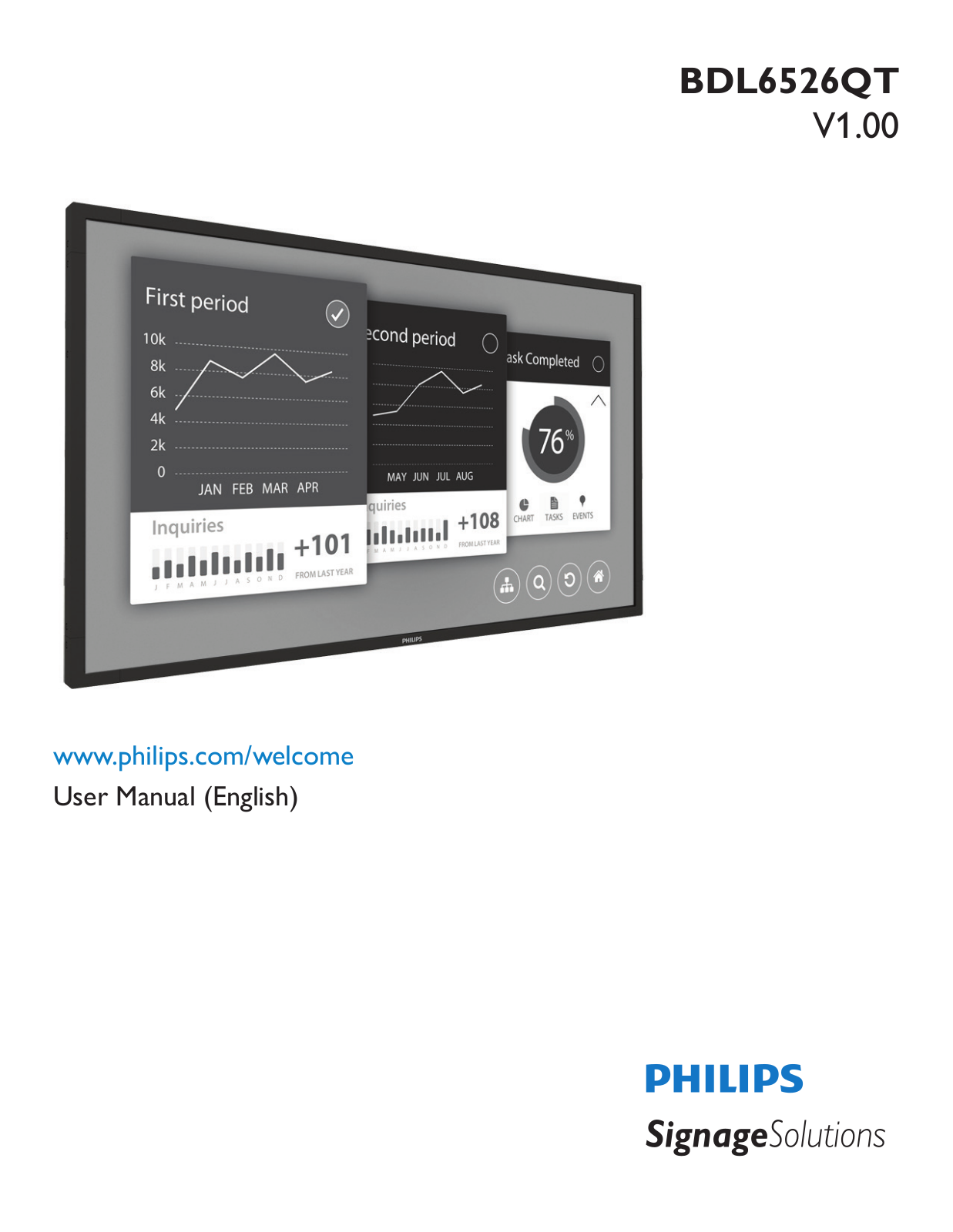 Philips BDL6526QT User Guide