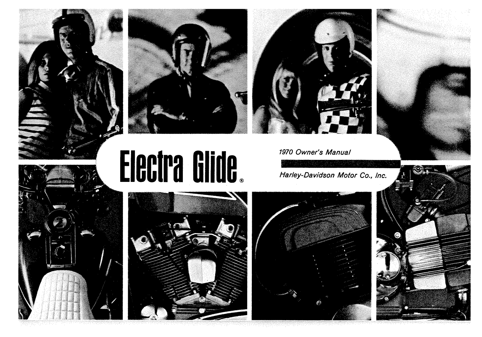 Harley Davidson FLH Electra Glide 1970 Owner's manual