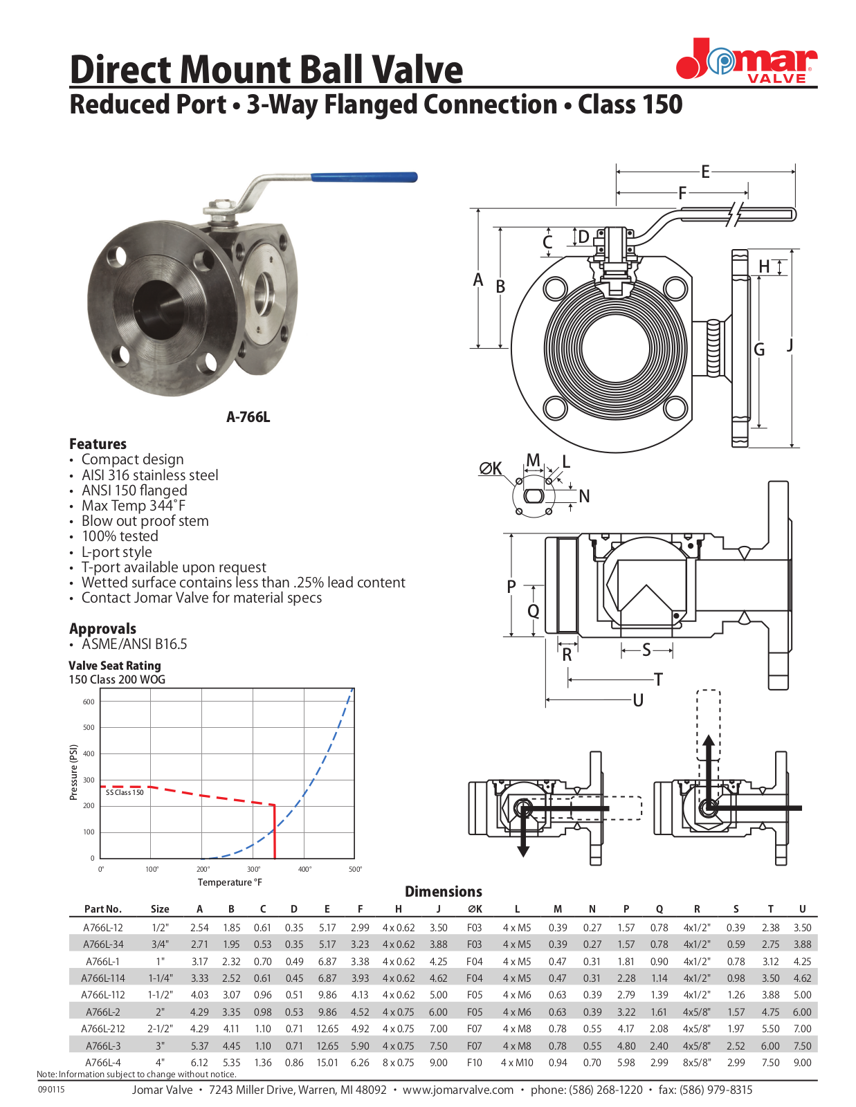 Jomar A-766L User Manual