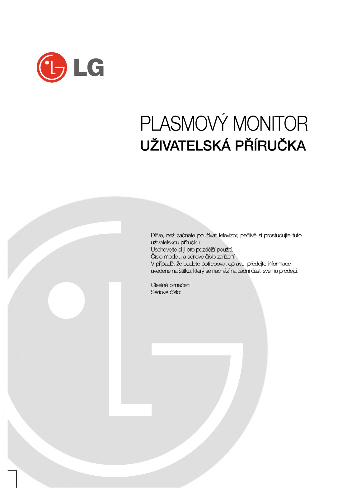 Lg 42PM1M, 42PM3MV User Manual