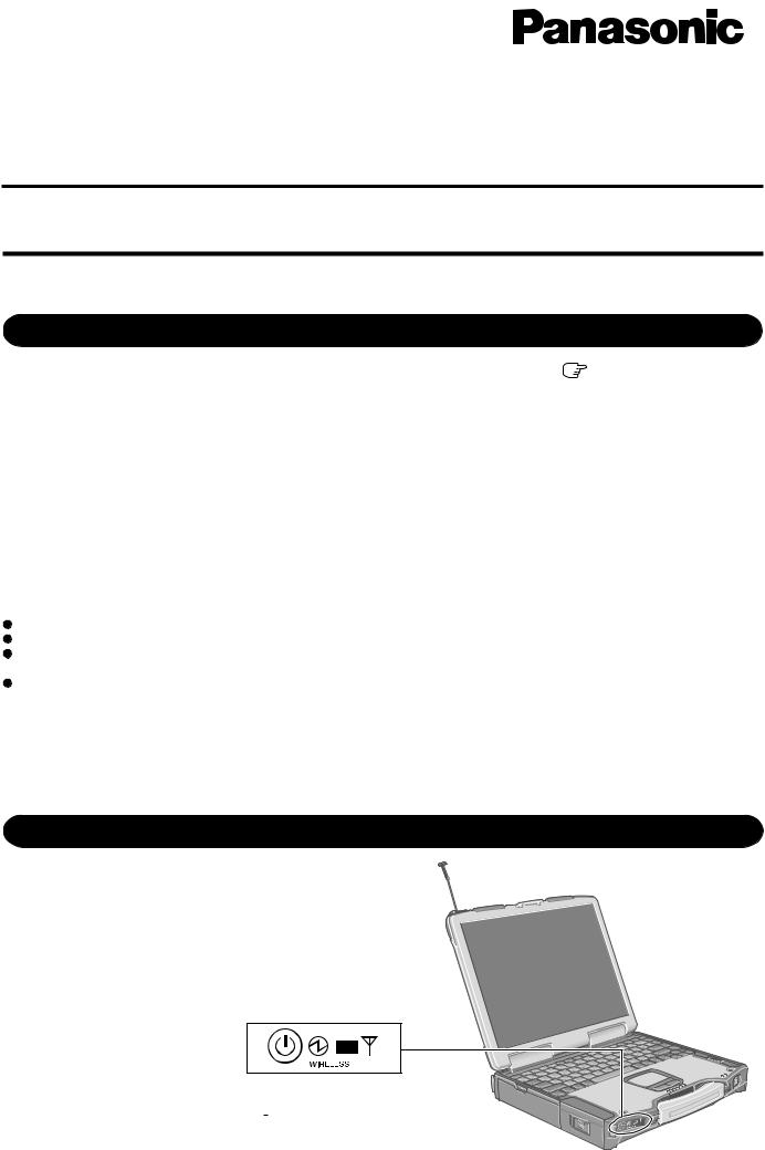 Panasonic 9TGCF-29A Users Manual