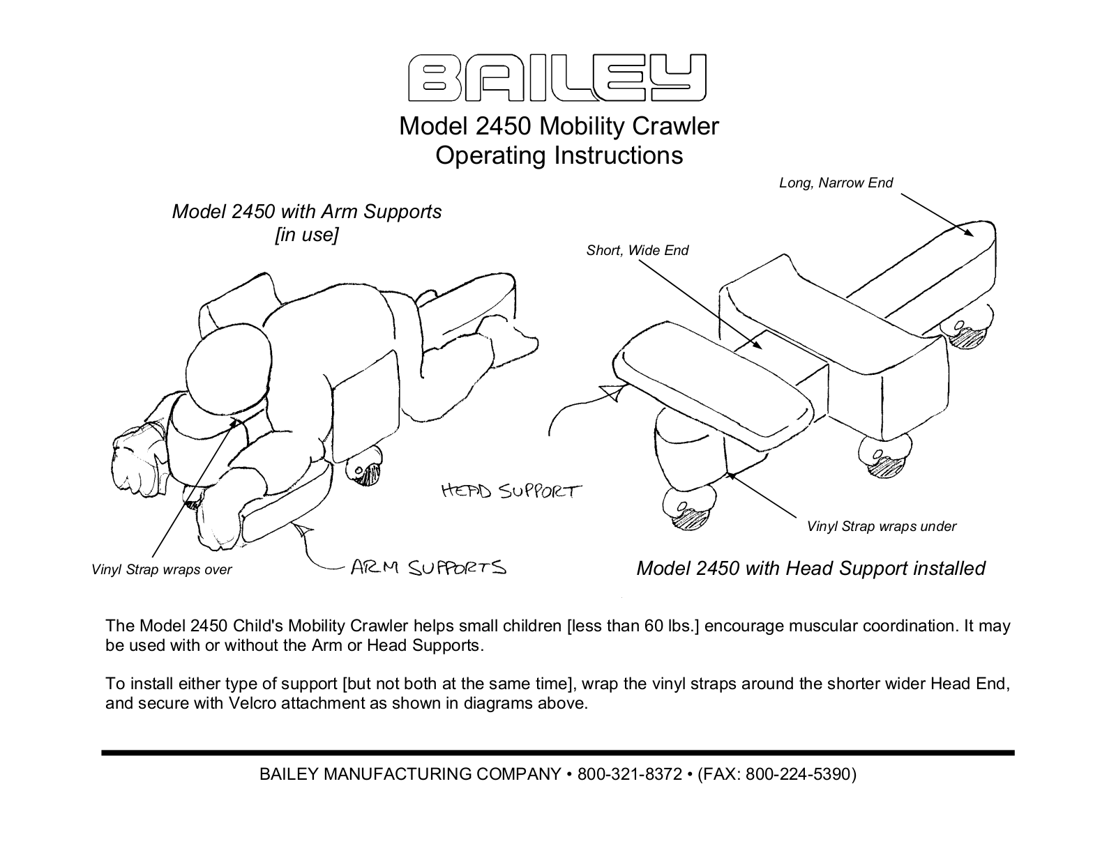 Bailey 2450 INSTRUCTIONS FOR USE - ManualMachine.com