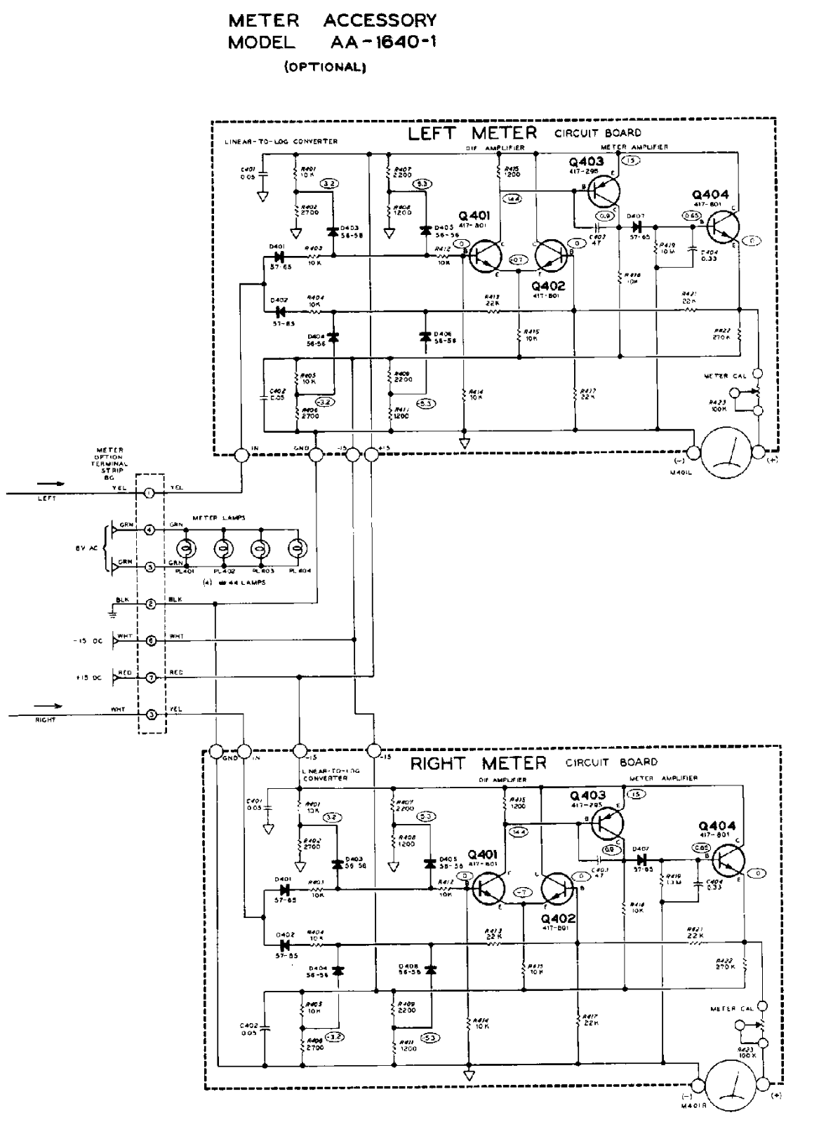 Heath Company AA-1640-1 Schematic