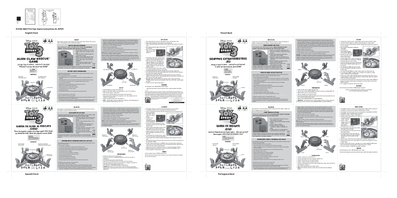 Fisher-Price R3188 Instruction Sheet